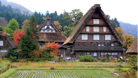 岐阜県旅行のおすすめ観光スポット人気投票　1位　白川郷の画像