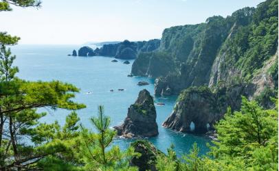 岩手県旅行のおすすめ観光スポット人気投票　－位　北山崎の画像