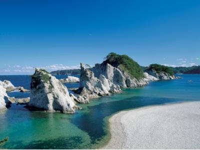 岩手県旅行のおすすめ観光スポット人気投票・ランキング　－位　浄土ヶ浜の画像