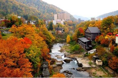 日本の温泉ランキング人気投票　2位　定山渓温泉の画像