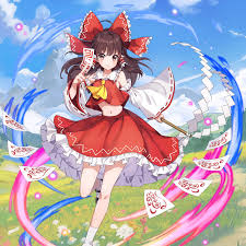 佐藤利奈さんキャラランキング・人気投票　3位　博麗靈夢の画像