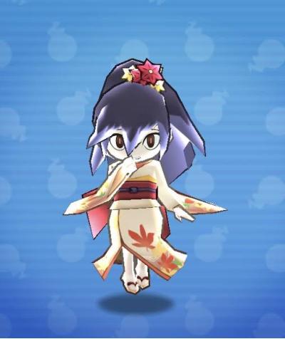 妖怪ウォッチ妖怪ランキング・人気投票　45位　紅葉姫の画像