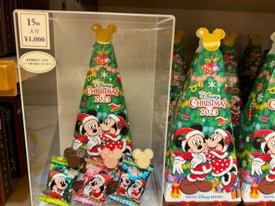 ディズニーフードお土産ランキング・人気投票　2位　ミッキーミニーチョコレート缶 クリスマスの画像