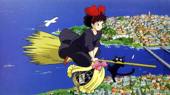 「魔女」が主役のアニメ人気投票 - ランキング　2位　魔女の宅急便の画像