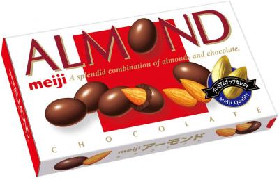 コンビニで買える美味しいチョコレート人気投票・ランキング　4位　明治 アーモンドチョコの画像