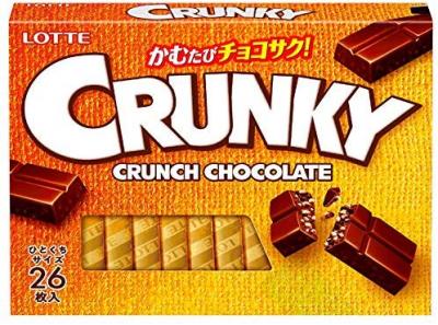 コンビニで買える美味しいチョコレート人気投票・ランキング　4位　ロッテ クランキーの画像