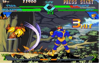 セガサターンの傑作ゲームを決めるランキング　10位　X-MEN VS. STREET FIGHTERの画像