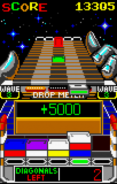 Atari Lynxで一番面白いゲームを決めるランキング【アタリ・リンクス】 - 人気投票　5位　クラックスの画像