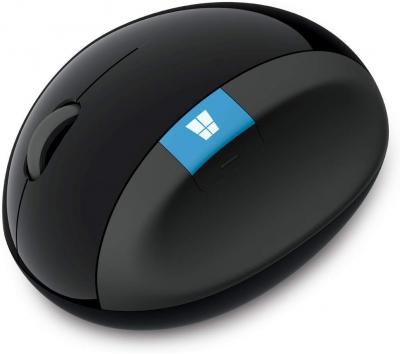 【腱鞘炎防止マウス】最も優れたエルゴノミクスマウスを決める人気投票　2位　マイクロソフト ワイヤレス Sculpt Ergonomic Mouse L6V-00013の画像