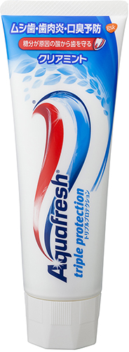 みんなで決めるおすすめの歯磨き粉・歯磨剤ランキング - 人気投票　－位　アクアフレッシュの画像