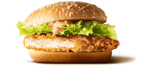 一番うまいハンバーガー決定戦 ～おいしいハンバーカー人気投票～　2位　チキンフィレオ（マクドナルド）の画像
