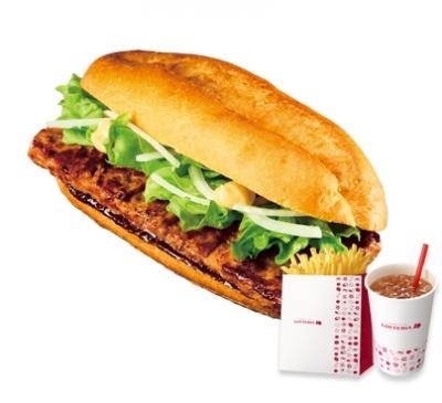 一番うまいハンバーガー決定戦 ～おいしいハンバーカー人気投票～・ランキング　－位　リブサンドポーク（ロッテリア）の画像